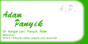 adam panyik business card